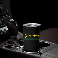 Jamaica No Problem Tumbler Cup Classic Island Motto and Caribbean Vacation
