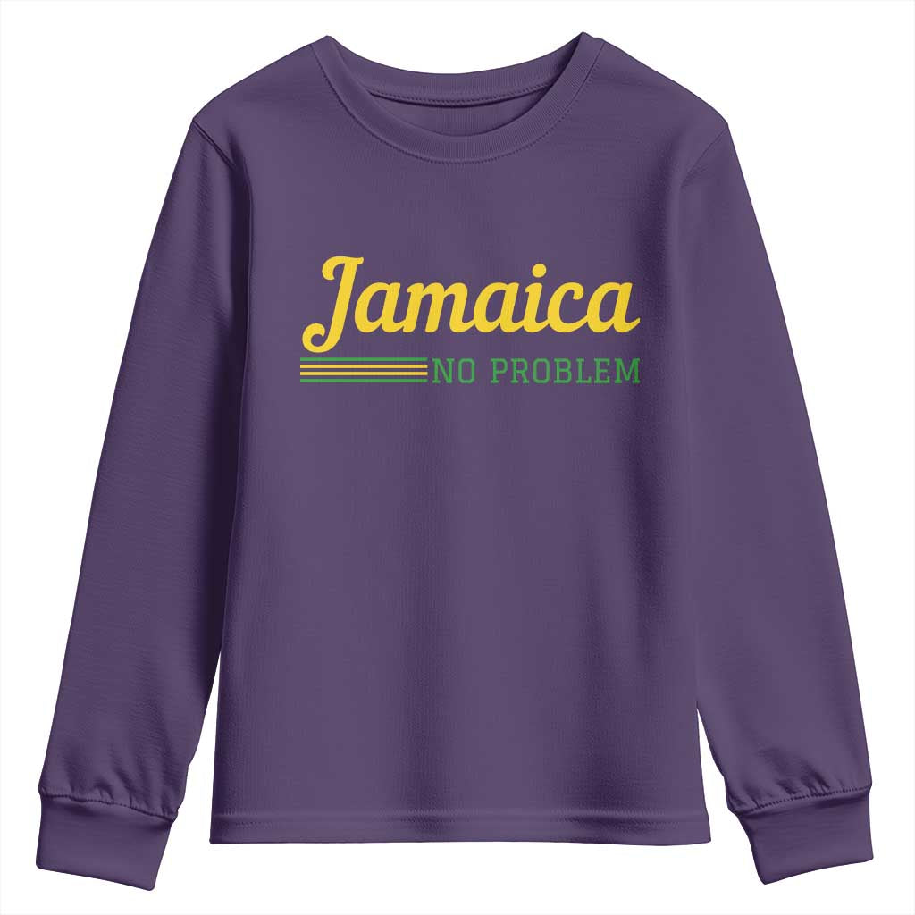 Jamaica No Problem Youth Sweatshirt Classic Island Motto and Caribbean Vacation