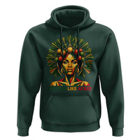 Strong Like Ackee Empowered Woman Hoodie Jamaican National Fruit Heritage Pride