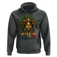 Strong Like Ackee Empowered Woman Hoodie Jamaican National Fruit Heritage Pride