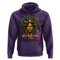 Strong Like Ackee Empowered Woman Hoodie Jamaican National Fruit Heritage Pride