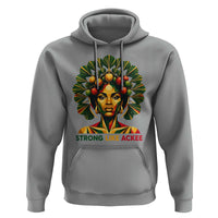 Strong Like Ackee Empowered Woman Hoodie Jamaican National Fruit Heritage Pride