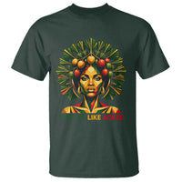 Strong Like Ackee Empowered Woman T Shirt Jamaican National Fruit Heritage Pride