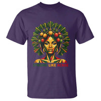 Strong Like Ackee Empowered Woman T Shirt Jamaican National Fruit Heritage Pride