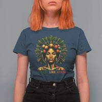 Strong Like Ackee Empowered Woman T Shirt For Women Jamaican National Fruit Heritage Pride