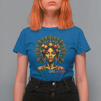 Strong Like Ackee Empowered Woman T Shirt For Women Jamaican National Fruit Heritage Pride