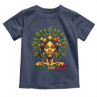 Strong Like Ackee Empowered Woman Toddler T Shirt Jamaican National Fruit Heritage Pride