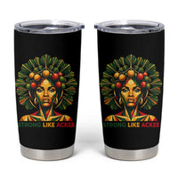 Strong Like Ackee Empowered Woman Tumbler Cup Jamaican National Fruit Heritage Pride