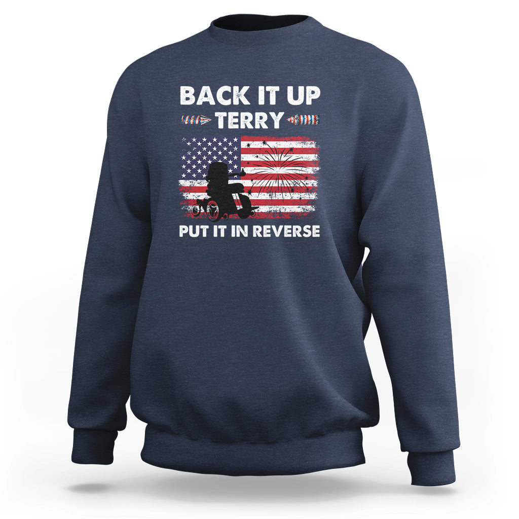 Funny 4th Of July Sweatshirt Back Up Terry Put It In Reverse Firework - Wonder Print Shop