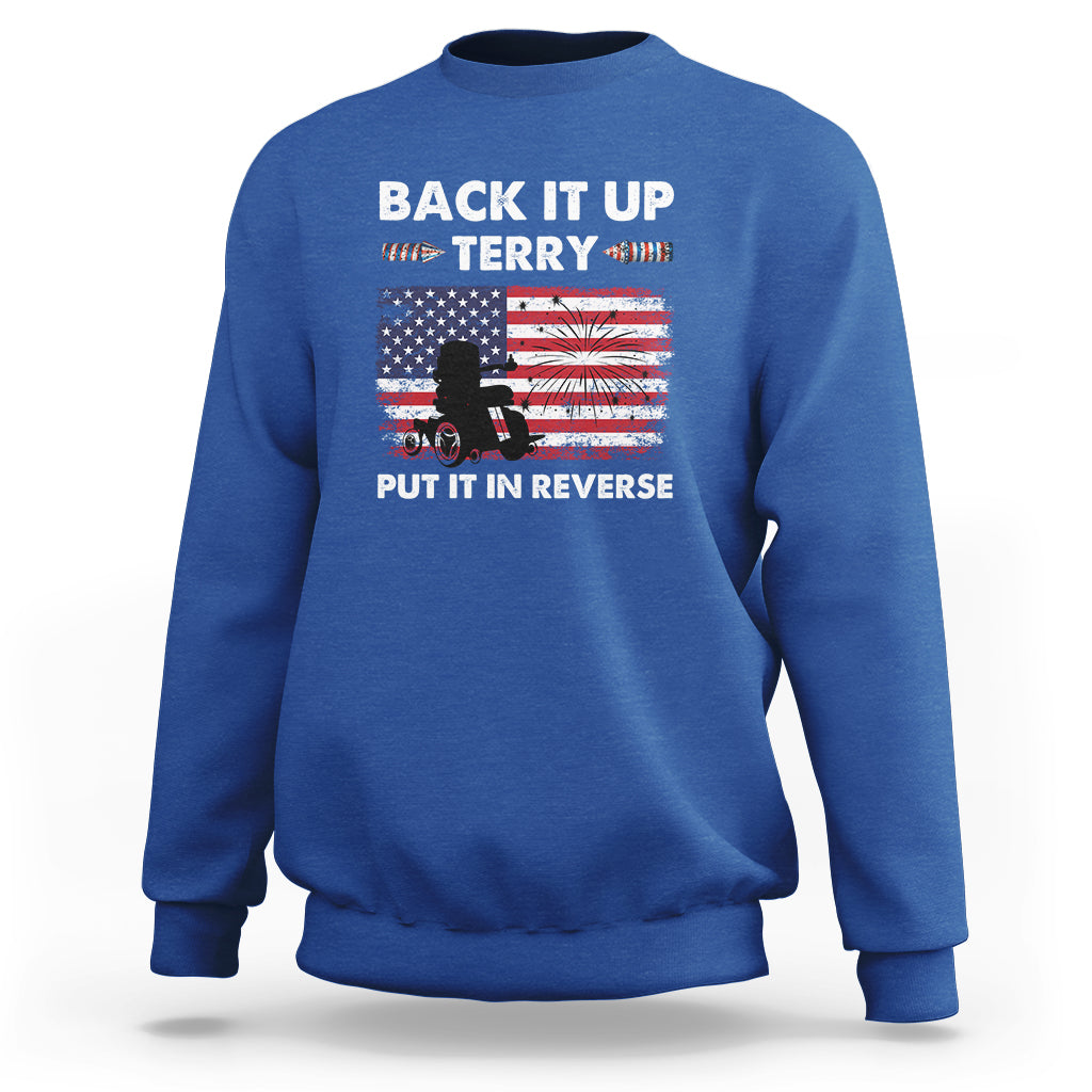 Funny 4th Of July Sweatshirt Back Up Terry Put It In Reverse Firework - Wonder Print Shop