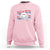 Funny 4th Of July Sweatshirt Party In The USA Smiling Face Retro Groovy - Wonder Print Shop