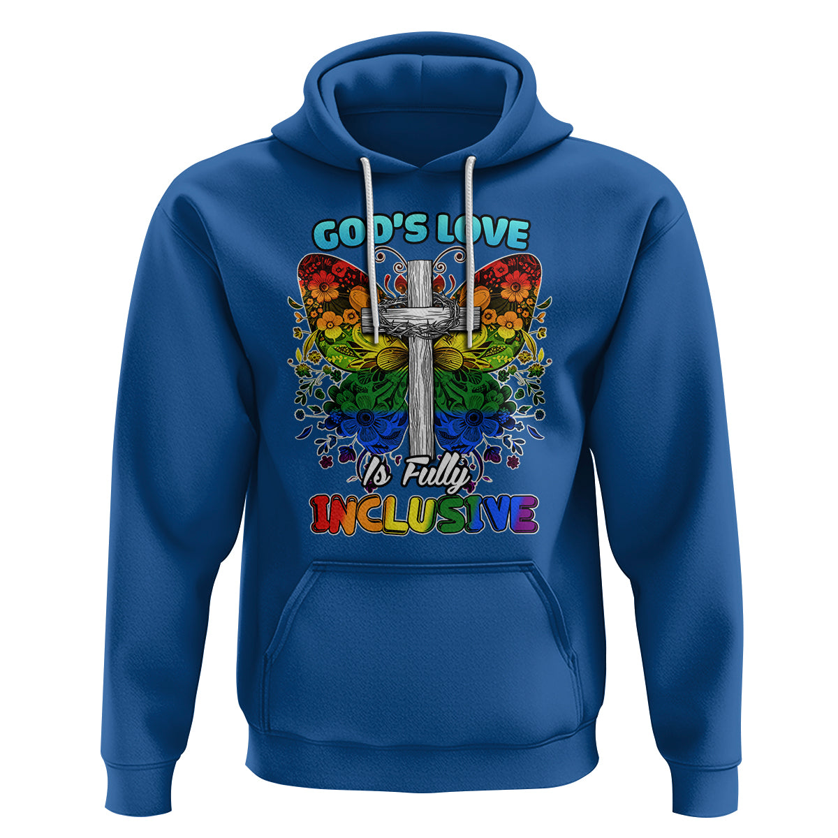 LGBT Pride Hoodie God's Love Is Fully Inclusive - Wonder Print Shop