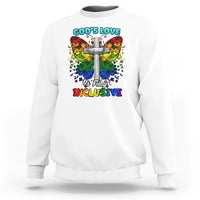 LGBT Pride Sweatshirt God's Love Is Fully Inclusive - Wonder Print Shop