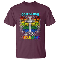 LGBT Pride T Shirt God's Love Is Fully Inclusive - Wonder Print Shop