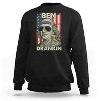 Benjamin Franklin Sweatshirt Ben Drankin' Funny - Wonder Print Shop