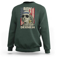 Benjamin Franklin Sweatshirt Ben Drankin' Funny - Wonder Print Shop
