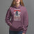 Female Veteran Hoodie I Never Dreamed I'd Grow Up To Be But Here I Am Killing It American Flag Dog Tags - Wonder Print Shop