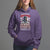 Female Veteran Hoodie I Never Dreamed I'd Grow Up To Be But Here I Am Killing It American Flag Dog Tags - Wonder Print Shop