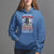 Female Veteran Hoodie I Never Dreamed I'd Grow Up To Be But Here I Am Killing It American Flag Dog Tags - Wonder Print Shop