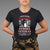 Female Veteran T Shirt I Never Dreamed I'd Grow Up To Be But Here I Am Killing It American Flag Dog Tags - Wonder Print Shop
