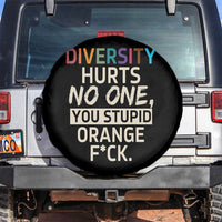 Diversity Hurts No One Spare Tire Cover Equality and Inclusion Bold Statement - Wonder Print Shop