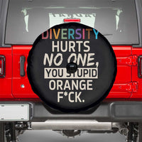 Diversity Hurts No One Spare Tire Cover Equality and Inclusion Bold Statement - Wonder Print Shop