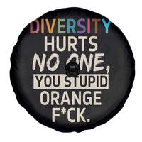 Diversity Hurts No One Spare Tire Cover Equality and Inclusion Bold Statement - Wonder Print Shop