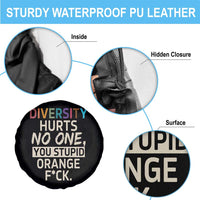 Diversity Hurts No One Spare Tire Cover Equality and Inclusion Bold Statement - Wonder Print Shop