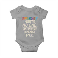 Diversity Hurts No One Baby Onesie Equality and Inclusion Bold Statement - Wonder Print Shop
