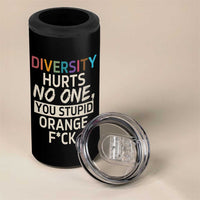 Diversity Hurts No One 4 in 1 Can Cooler Tumbler Equality and Inclusion Bold Statement - Wonder Print Shop