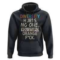 Diversity Hurts No One Hoodie Equality and Inclusion Bold Statement - Wonder Print Shop