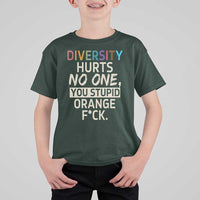Diversity Hurts No One T Shirt For Kid Equality and Inclusion Bold Statement - Wonder Print Shop