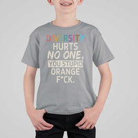 Diversity Hurts No One T Shirt For Kid Equality and Inclusion Bold Statement - Wonder Print Shop