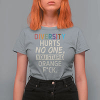 Diversity Hurts No One T Shirt For Women Equality and Inclusion Bold Statement - Wonder Print Shop