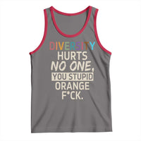 Diversity Hurts No One Tank Top Equality and Inclusion Bold Statement - Wonder Print Shop