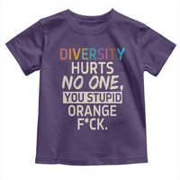 Diversity Hurts No One Toddler T Shirt Equality and Inclusion Bold Statement - Wonder Print Shop