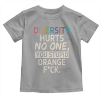 Diversity Hurts No One Toddler T Shirt Equality and Inclusion Bold Statement - Wonder Print Shop