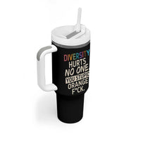 Diversity Hurts No One Tumbler With Handle Equality and Inclusion Bold Statement - Wonder Print Shop