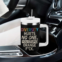 Diversity Hurts No One Tumbler With Handle Equality and Inclusion Bold Statement - Wonder Print Shop