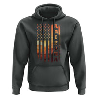 Patriotic Arizona Flag Sunset Graphic Hoodie American Flag Southwest Desert Saguaro Cactus State Pride Souvenir