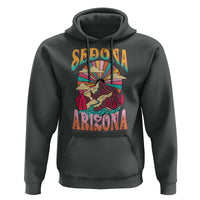 Vintage Retro Sedona Arizona Graphic Hoodie Psychedelic Red Rock Mountain Sunset Travel Souvenir