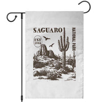 Vintage Saguaro National Park Est 1994 Graphic Garden Flag Retro Arizona Desert Mountain Hiking Souvenir