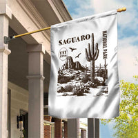 Vintage Saguaro National Park Est 1994 Graphic Garden Flag Retro Arizona Desert Mountain Hiking Souvenir