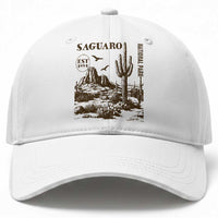 Vintage Saguaro National Park Est 1994 Graphic Baseball Cap Retro Arizona Desert Mountain Hiking Souvenir
