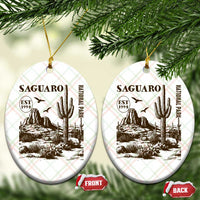 Vintage Saguaro National Park Est 1994 Graphic Ceramic Ornament Retro Arizona Desert Mountain Hiking Souvenir