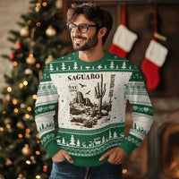 Vintage Saguaro National Park Est 1994 Graphic Ugly Christmas Sweater Retro Arizona Desert Mountain Hiking Souvenir