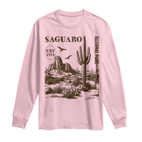 Vintage Saguaro National Park Est 1994 Graphic Long Sleeve Shirt Retro Arizona Desert Mountain Hiking Souvenir