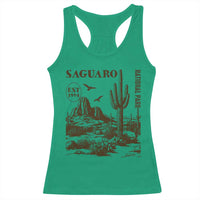 Vintage Saguaro National Park Est 1994 Graphic Racerback Tank Top Retro Arizona Desert Mountain Hiking Souvenir