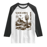 Vintage Saguaro National Park Est 1994 Graphic Raglan Shirt Retro Arizona Desert Mountain Hiking Souvenir