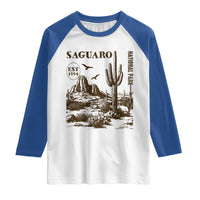 Vintage Saguaro National Park Est 1994 Graphic Raglan Shirt Retro Arizona Desert Mountain Hiking Souvenir